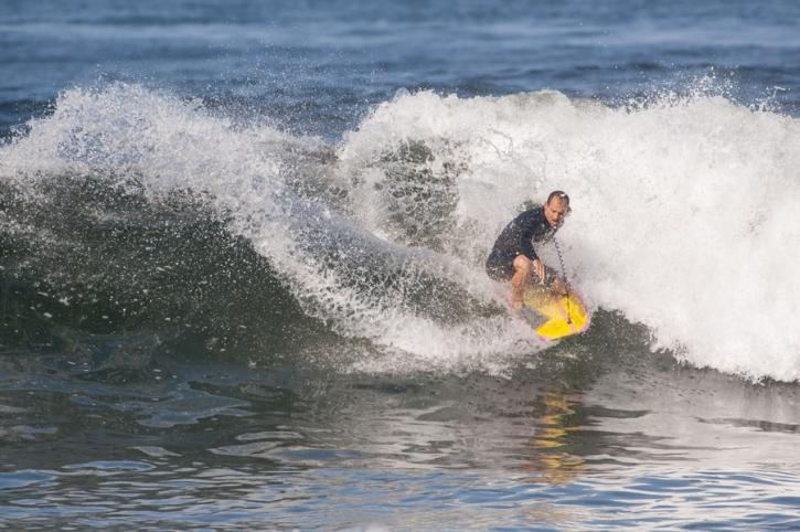Bodyboard surf vague