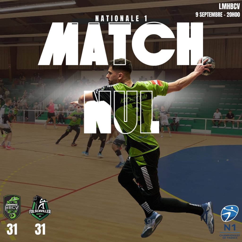 Le LMHBCV commence sa saison par un nul au terme d’un match&nbsp;fou