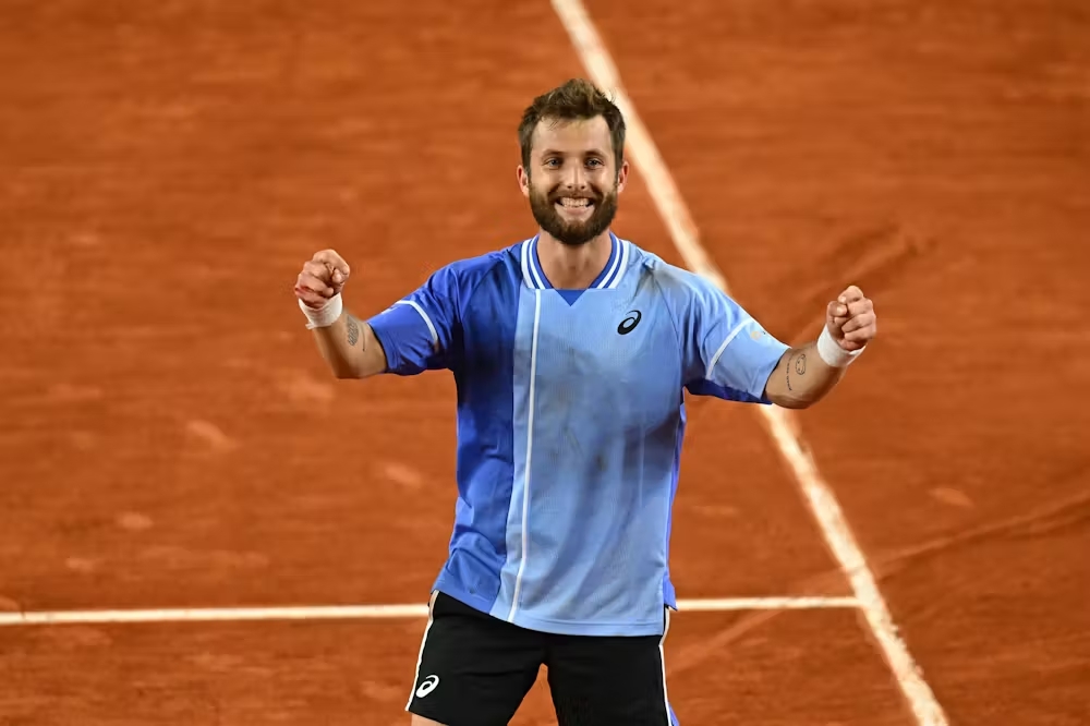 Roland Garros : fin de parcours pour l&rsquo;artiste&nbsp;Moutet