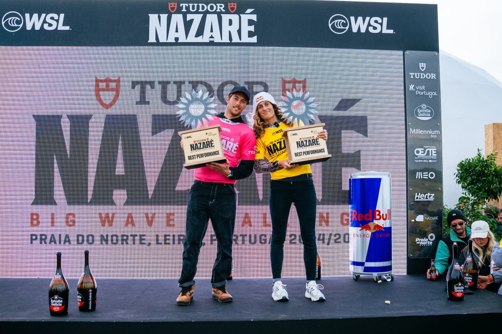 World Surf League : La France brille à Nazaré 