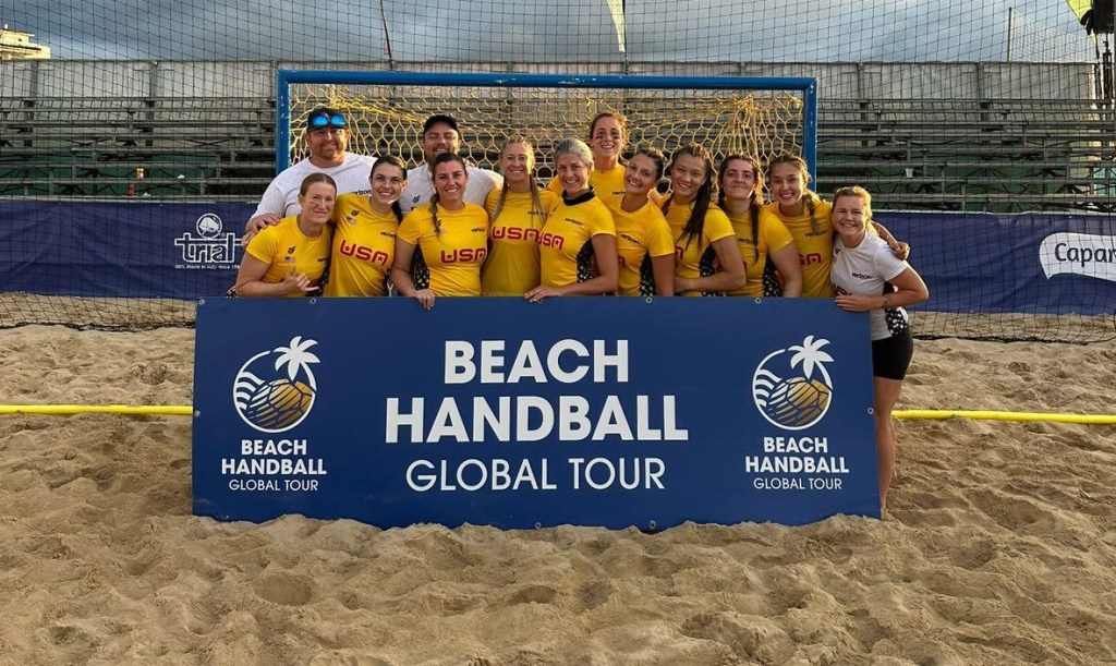 L'équipe des Etats-Unis au Beach Handball Global Tour (@Katie Timmerman)