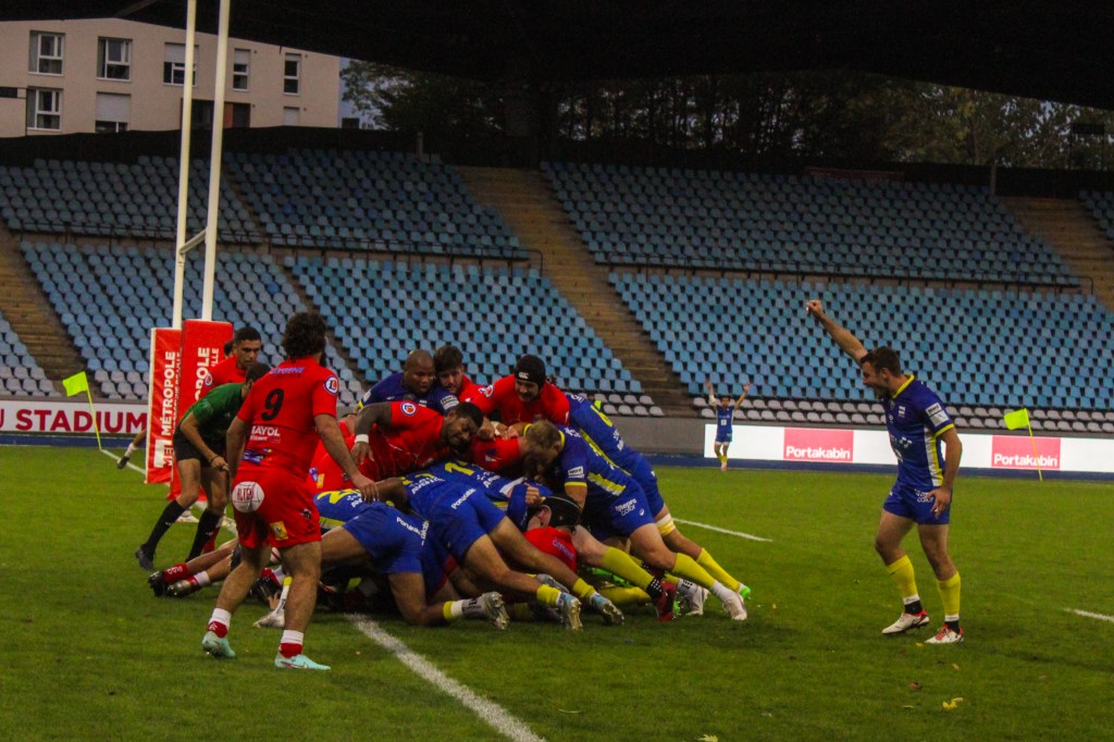Rugby : Victoire bonifiée de l’OMR face à Tarbes sous l’acclamation du public&nbsp;(28-16)