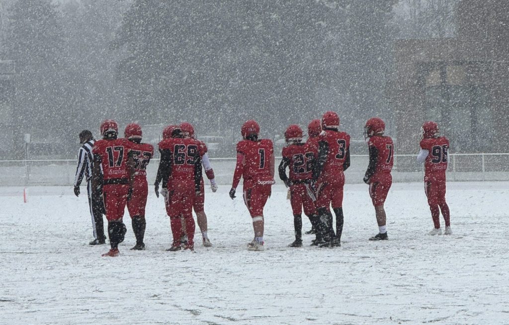 Football américain : Sous la neige, des Vikings contrariés subissent leur première défaite de la saison