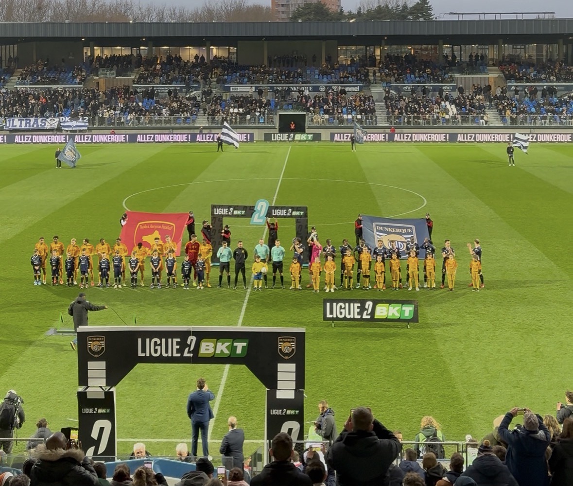 Football : Dunkerque obtient le point du nul en Ligue 2 face à un Rodez toujours invaincu